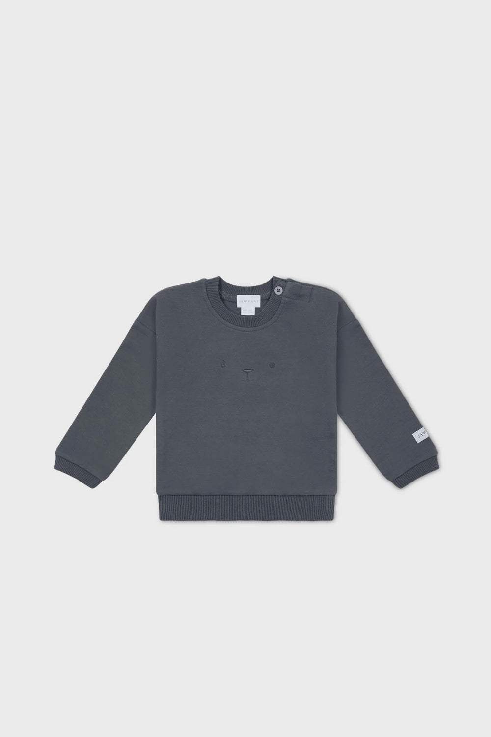 Organic Cotton Damien Sweatshirt- Arctic