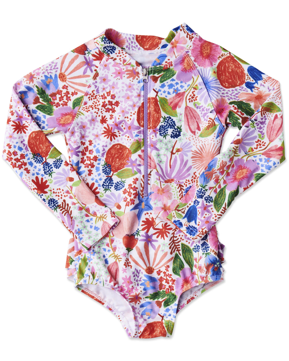 Meandering Meadow Long Sleeve Bathers