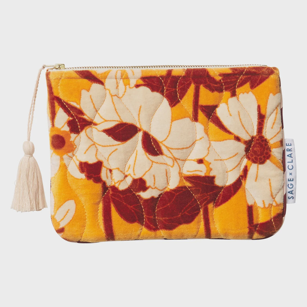 Bernanda Velvet Pouch- Valencia